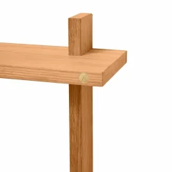 Treat vägghylla dubbel Oiled Nature Oak 34x12x34 cm
