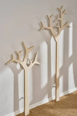 Tree wall väggmonterad rockhängare Special Edition 134 cm Vitpigmenterad furu