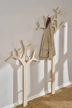 Tree wall väggmonterad rockhängare Special Edition 134 cm Vitpigmenterad furu