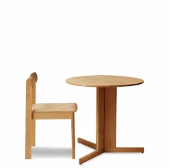 Trefoil matbord Ø75 cm Ek