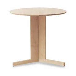 Trefoil matbord Ø75 cm Vit ek