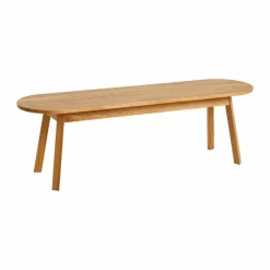 Triangle Leg bänk water-based lacquered oak 150 cm