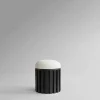 Tribu pall linne Coffee-white chalk