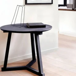 Tripod sidobord Oak-Wax oil small 56x46 cm