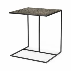 Triptic sidobord 51x45 cm Whiskey-Black