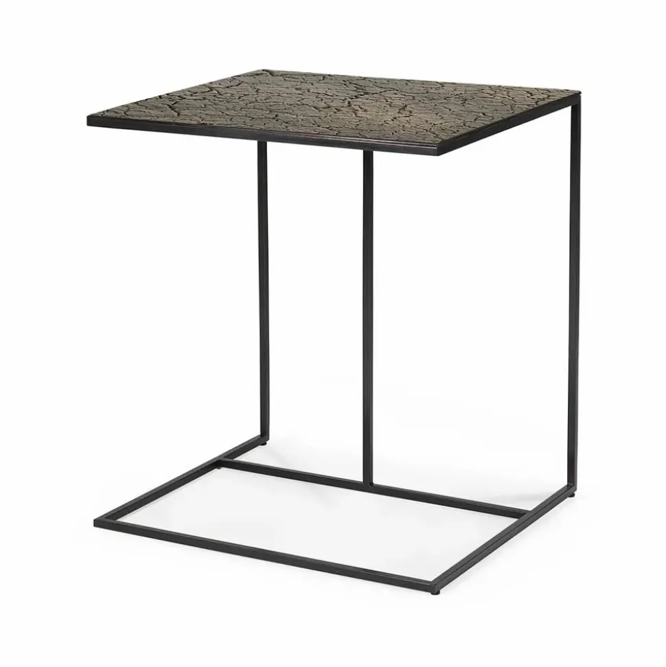 Triptic sidobord 51x45 cm Whiskey-Black