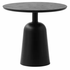 Turn justerbart bord Ø55 cm Svart