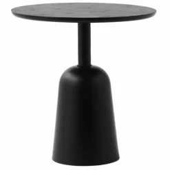 Turn justerbart bord Ø55 cm Svart