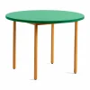 Two-Colour matbord Ø105 cm Ochre-green mint