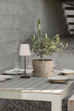 Tyra table portable bordslampa Ø14 cm Coffee