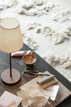 Tyra table portable bordslampa Ø14 cm Coffee