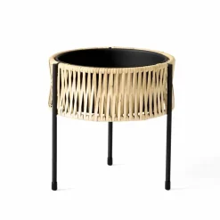 Umanoff planter blomlåda rotting-stål h27 cm Ø27 cm
