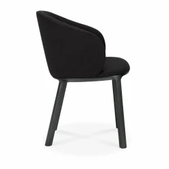 Unda stol Svartlackerad ek-charcoal