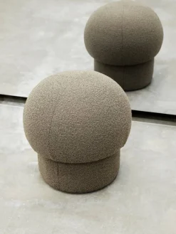 Uno puff Ø50 cm Brown