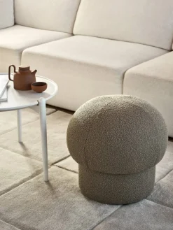Uno puff Ø50 cm Brown