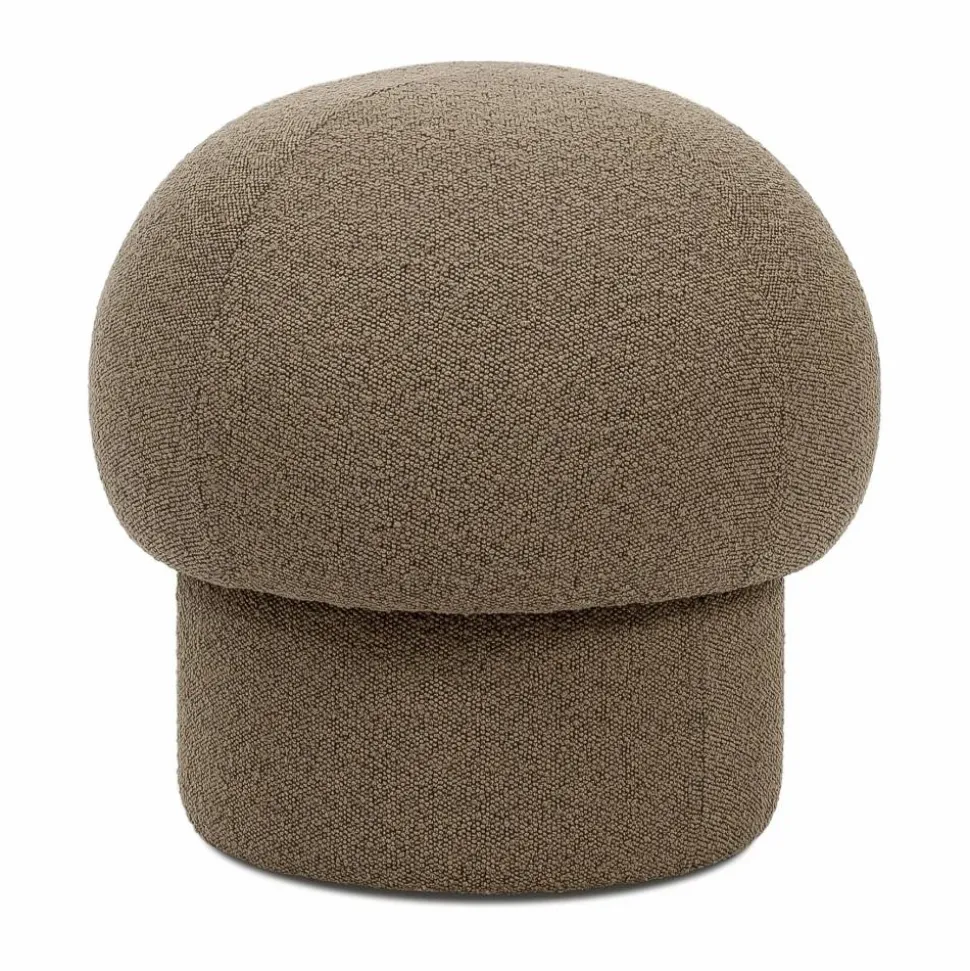 Uno puff Ø50 cm Brown