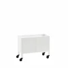 Upper sideboard Vit inkl. hjul 63 5x84