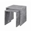 Varu sidobord 2 delar Tundra gray