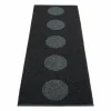 Vera 2.0 plastmatta black-black metallic 70x200 cm