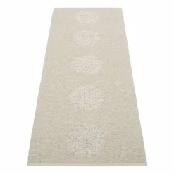 Vera 2.0 plastmatta linen-stone metallic 70x200 cm