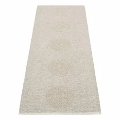 Vera 2.0 plastmatta linen-stone metallic 70x200 cm