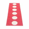 Vera gångmatta red/vanilla 70x225 cm