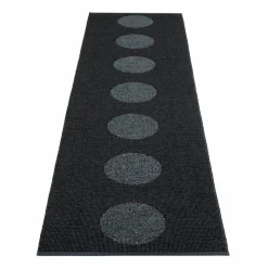 Vera 2.0 plastmatta black-black metallic 70x360 cm