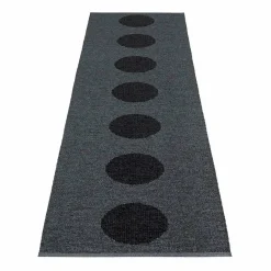 Vera 2.0 plastmatta black-black metallic 70x360 cm