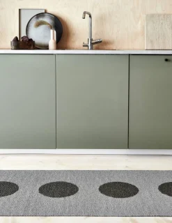 Vera 2.0 plastmatta grey-granit metallic 70x200 cm