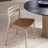 Vipp481 Cabin stol Light oak-sand leather