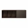 Vipp Cabinet H5 sideboard Dark oak-marble doors
