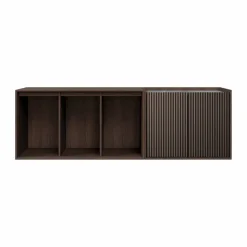 Vipp Cabinet H5 sideboard Dark oak-marble doors