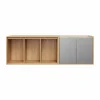 Vipp Cabinet H5 sideboard Light oak-marble doors