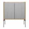 Vipp Cabinet H2 skåp med ben Light oak-marble doors