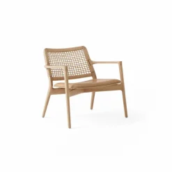 Vipp488 Cabin Lounge Chair Light oak-sand leather