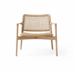 Vipp488 Cabin Lounge Chair Light oak-sand leather