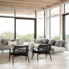 Vipp488 Cabin loungefåtölj Dark oak-black leather