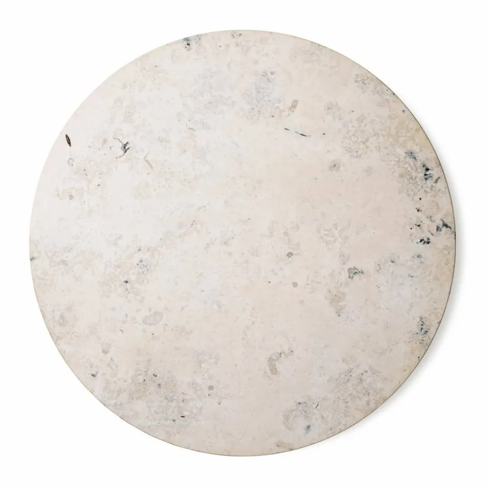 Vipp495 Cabin matbord Ø150 cm Light Jura marble-light oak
