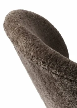 Vipp469 Lodge loungefåtölj low back Curly 07 umber-dark oak