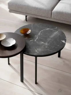 Vipp421 sidobord Ø40x45 cm Dark oak veneer
