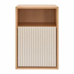 Vipp672 sängbord Ljus ek-ljus aluminium vägg 31 5x48x38 cm