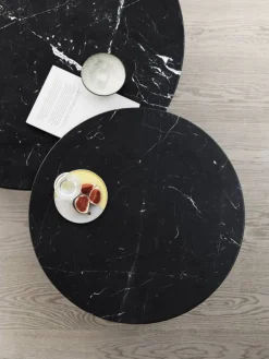 Vipp423 soffbord marmor Ø60x40 5 cm Black