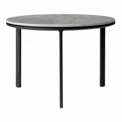 Vipp423 soffbord marmor Ø60x40 5 cm Sky grey