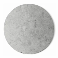 Vipp423 soffbord marmor Ø60x40 5 cm Sky grey