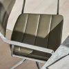 Vipp453+ Swivel kontorsstol med hjul Pol. aluminium-bosco green