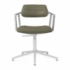 Vipp453+ Swivel kontorsstol Pol. aluminium-bosco green
