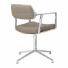 Vipp453 Swivel kontorsstol Tide dark sand-pol. aluminium