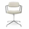 Vipp453 Swivel kontorsstol Wavy off white-light grey-pol. aluminium