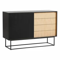 Virka sideboard high 120x40x82 cm Svart - ek