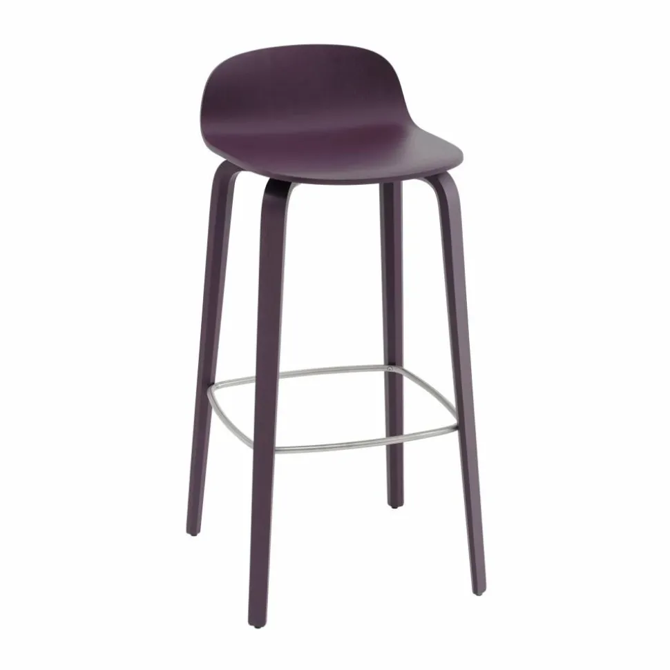 Visu barstol 75 cm Dark plum
